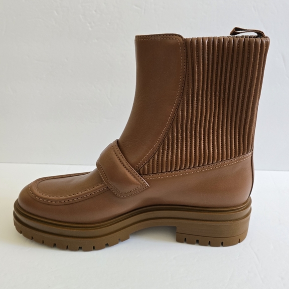 Gianvito Rossi Leather Ankle Boots Brown Size 39.5 - Picture 3 of 7